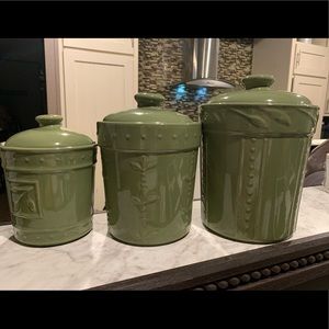 Olive canister set